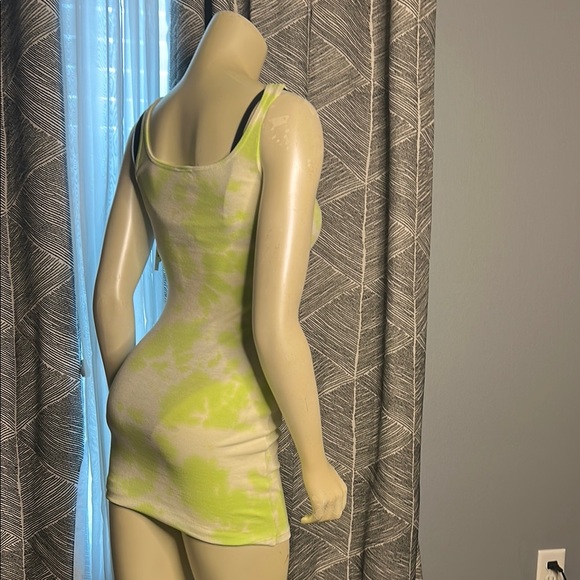 Abound Lime Tie-Dye Dress - Picture 8 of 9